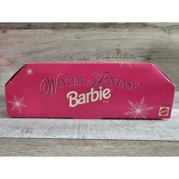 Vintage Winter Fantasy Special Edition Brunette Barbie Doll 1996 Mattel #17666 - Picture 8 of 8
